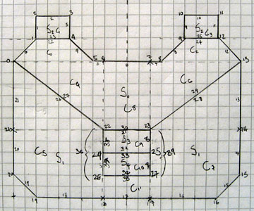 Map for the room adapted from E2M7